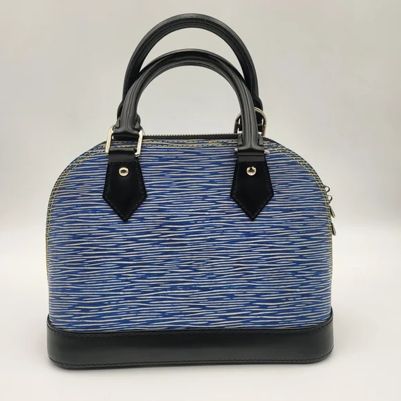 LOUIS VUITTON Alma BB 2way Bag Epi Leather Water Ripple Shell, Authentic w/COA.. - Picture 3 of 16